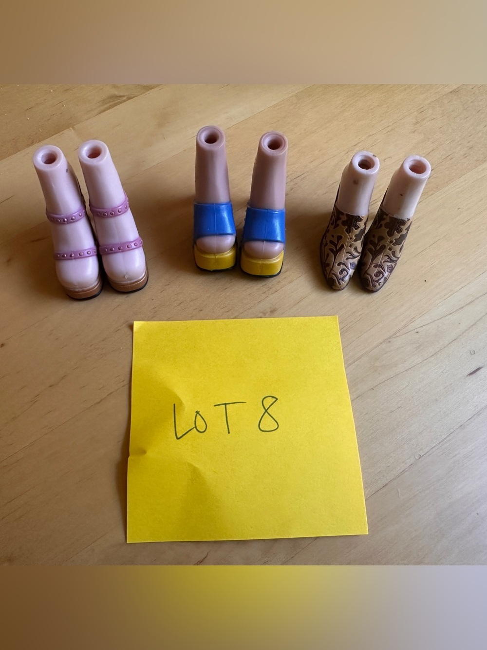 BRATZ Doll Shoes 3 Pairs Heels Sandals - Accessory Lot 8